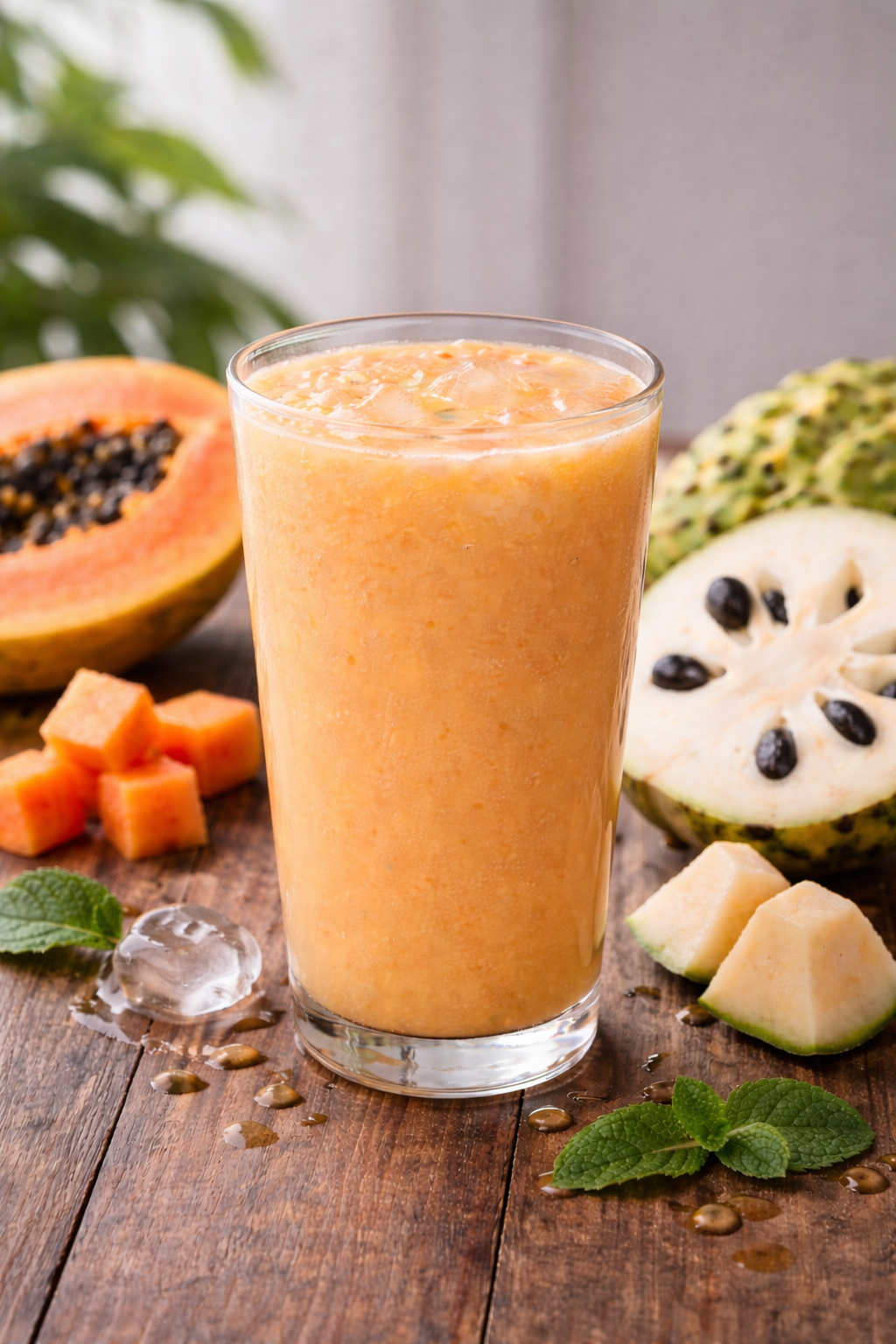 Jugo de Papaya con Chirimoya