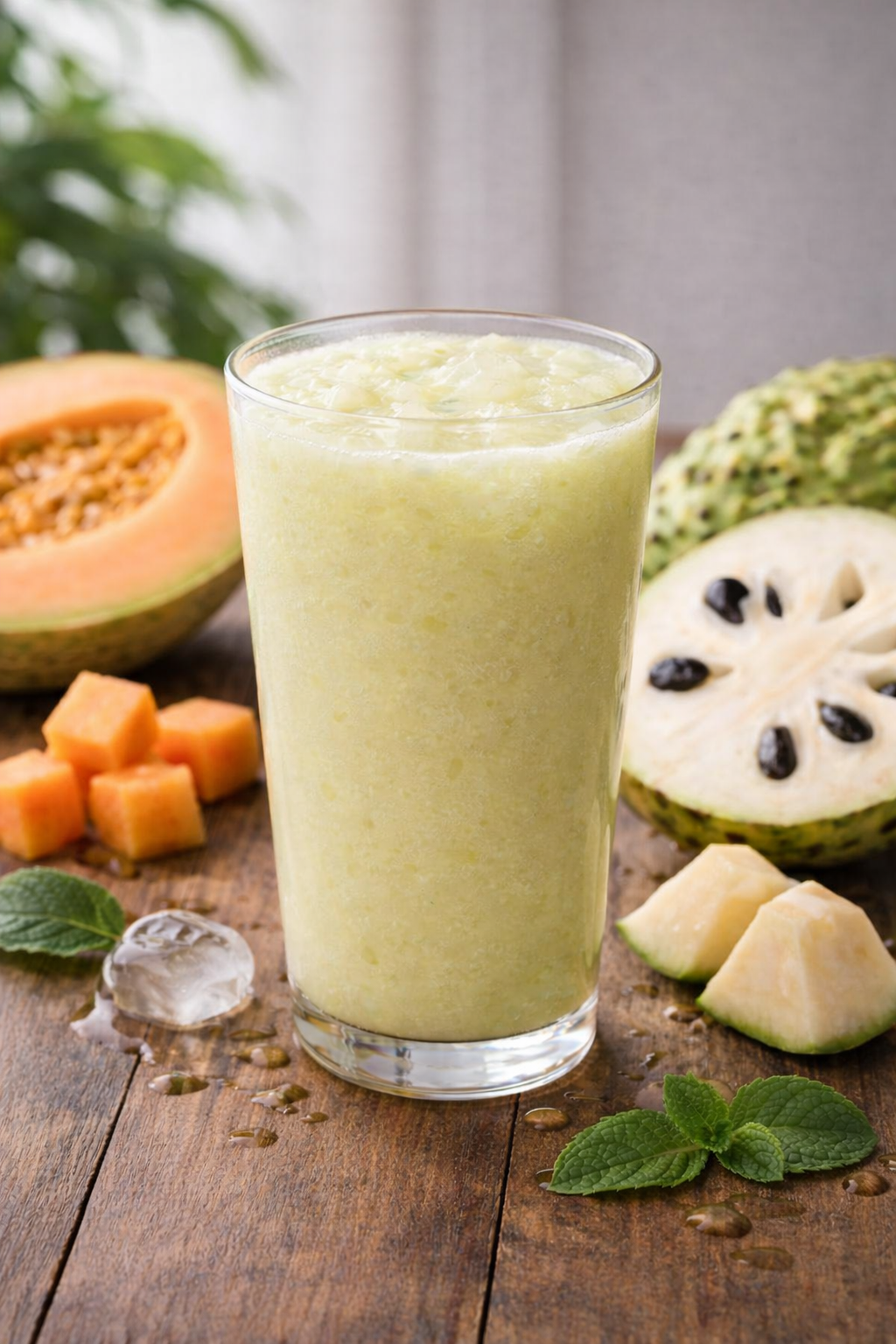 Jugo de Melón con Chirimoya